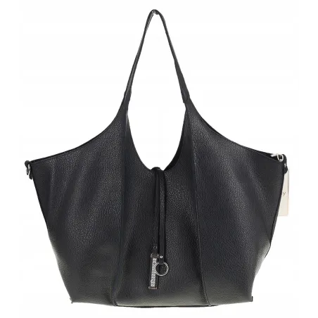 Maxfly Włoska Marka Torebka Damska worek listonoszka MF1778 D.Blue