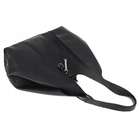 Maxfly Włoska Marka Torebka Damska worek listonoszka MF1778 D.Blue