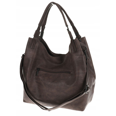 Tommasini Torebka Damska na ramię Duża Torba Shopper Worek 2692 Brązowa Coffee