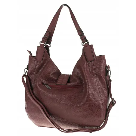 COVERI COLLECTION Włoska Marka Torebka Damska worek listonoszka CC52618 Red