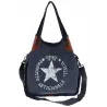 Torebka damska duża pojemna worek na ramię shopper listonoszka z208 Granatowa